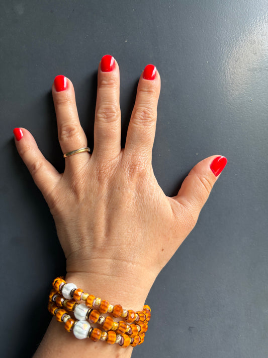 FRIDA - Bracelet de perles lumineux aux accents bohèmes chic