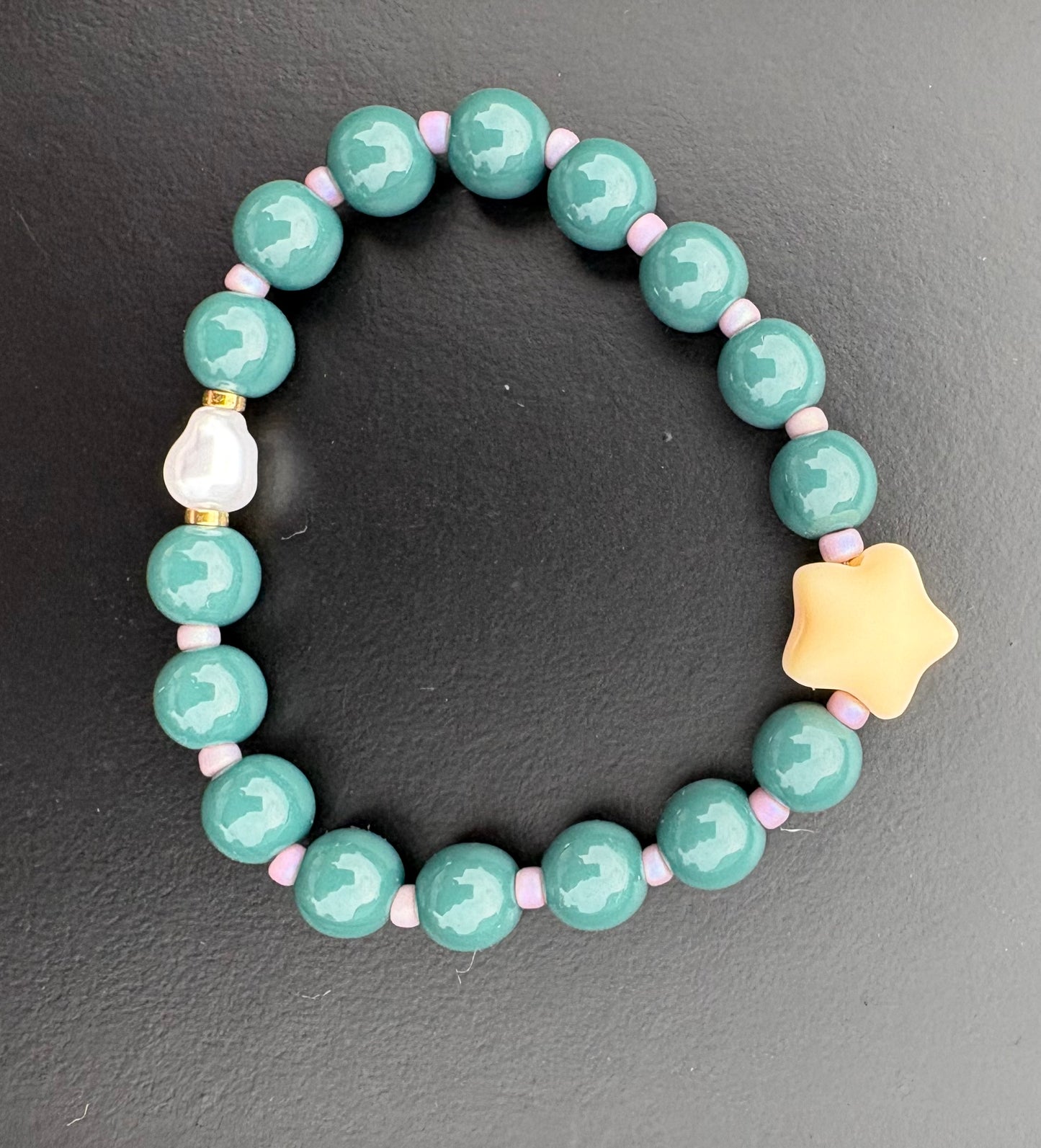 BUBBLY STAR BRILLANT - Bracelet de perles colorées qui met de bonne humeur