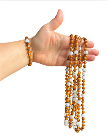 FRIDA - Collier de perles lumineux aux accents bohèmes chic