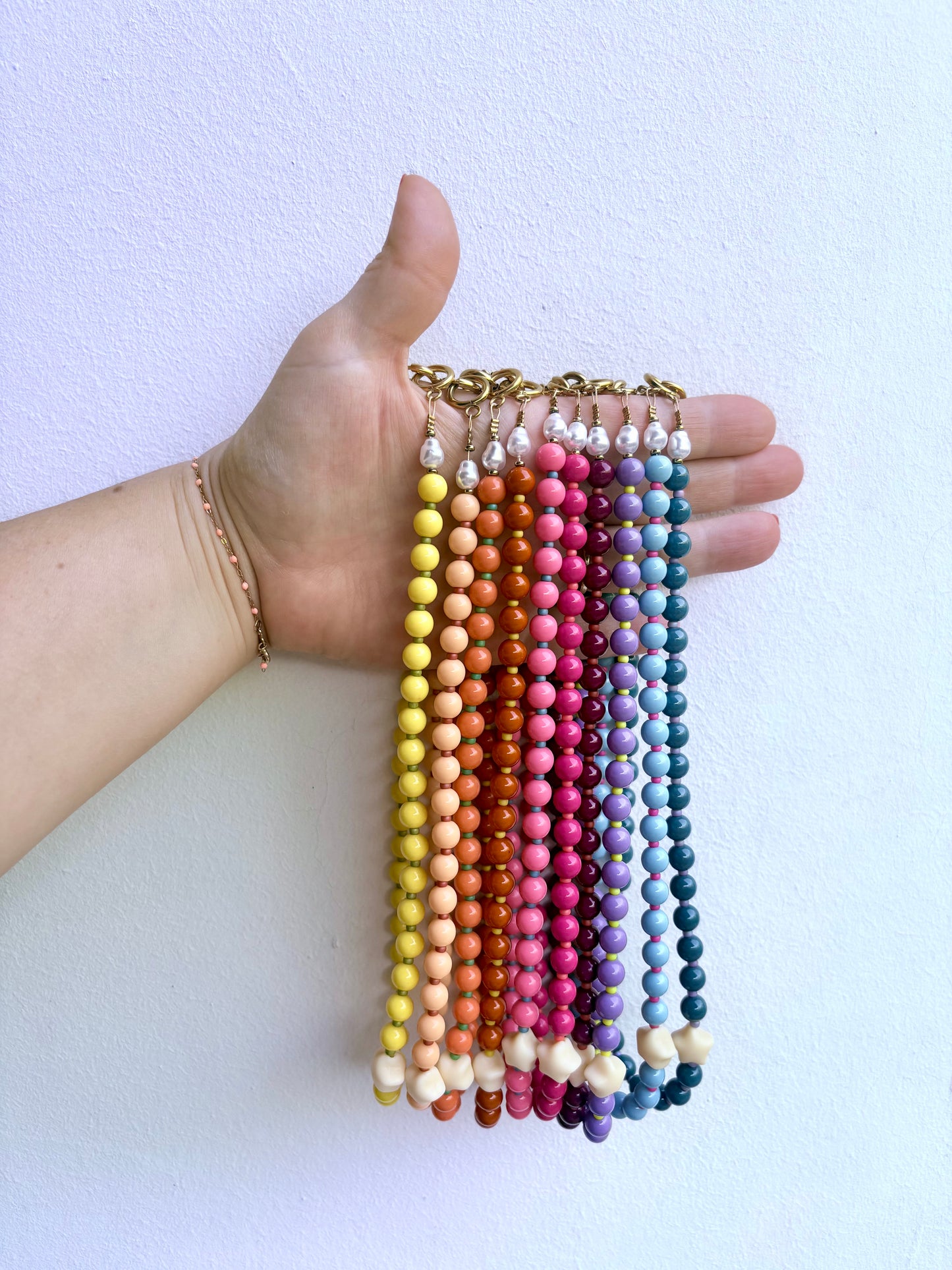 BUBBLY STAR BRILLANT - Collier de perles colorées qui met de bonne humeur