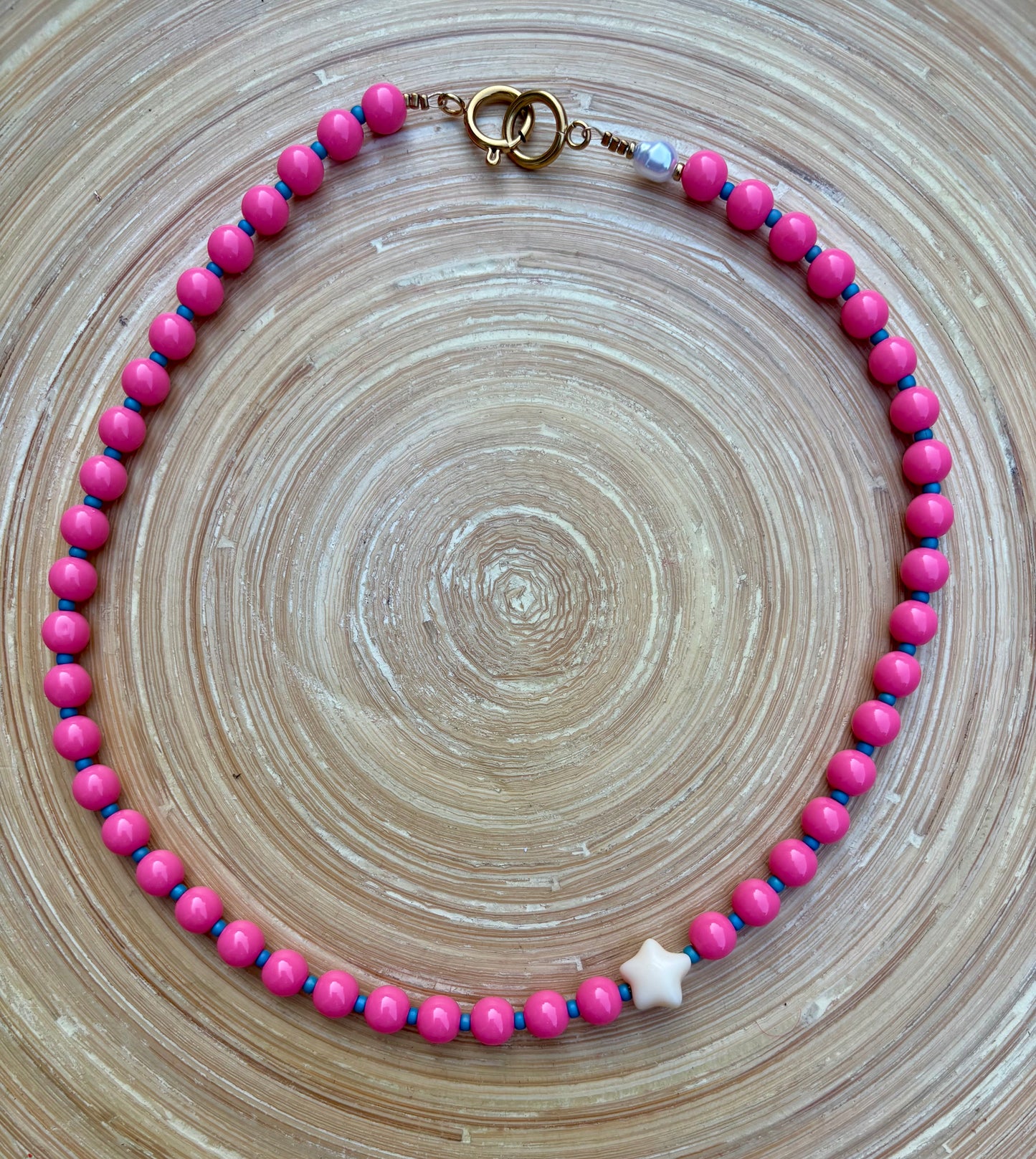 BUBBLY STAR BRILLANT - Collier de perles colorées qui met de bonne humeur