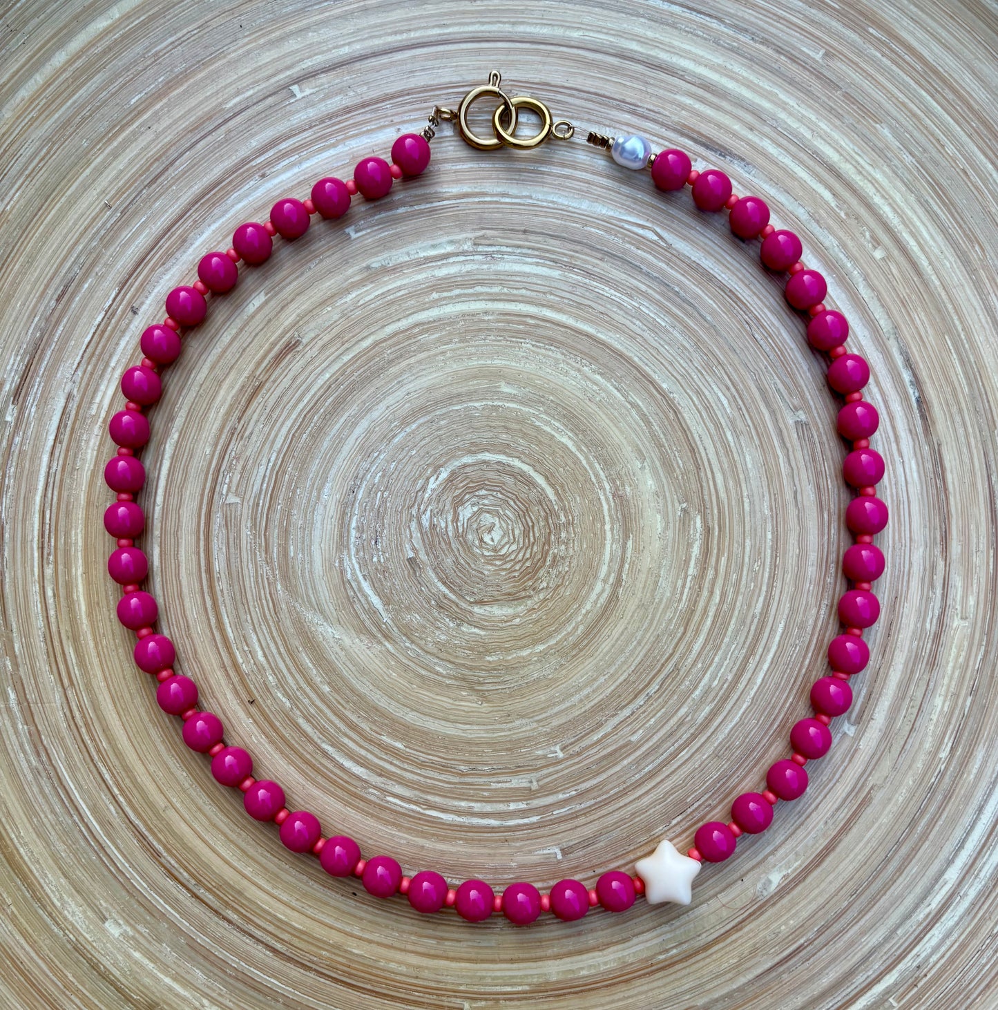 BUBBLY STAR BRILLANT - Collier de perles colorées qui met de bonne humeur