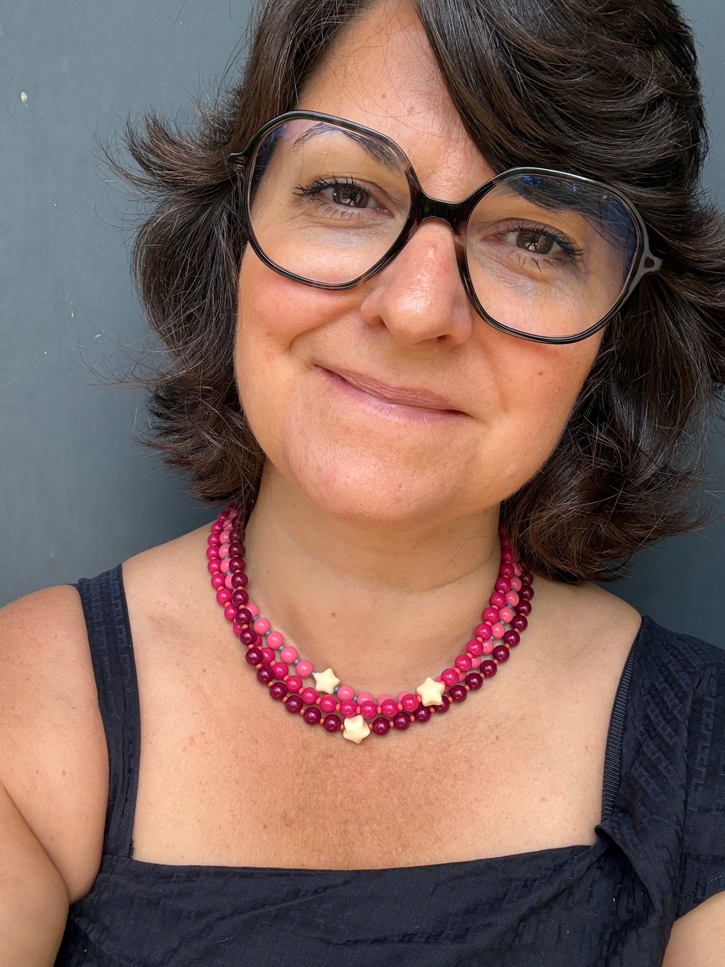 BUBBLY STAR BRILLANT - Collier de perles colorées qui met de bonne humeur