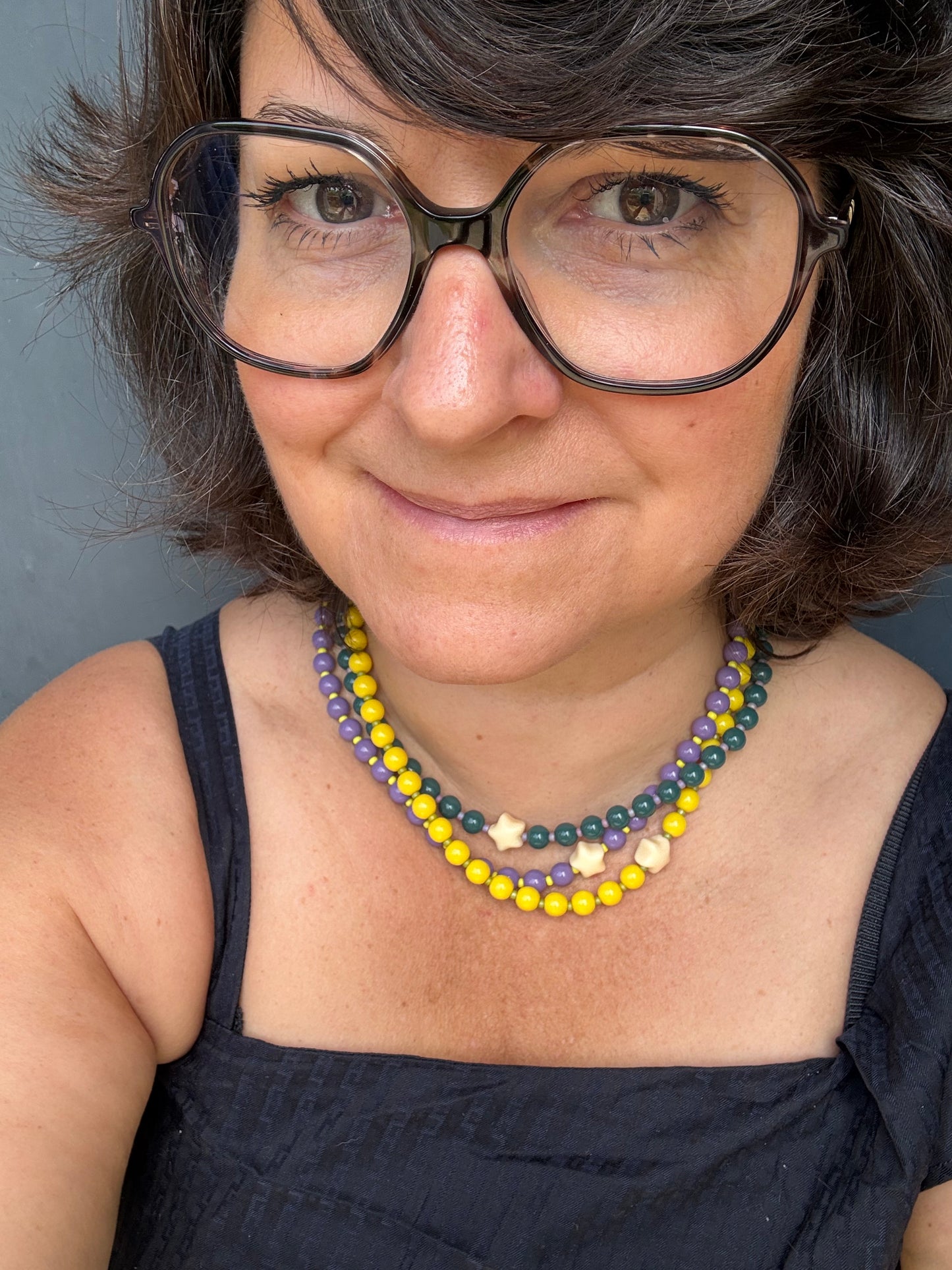 BUBBLY STAR BRILLANT - Collier de perles colorées qui met de bonne humeur