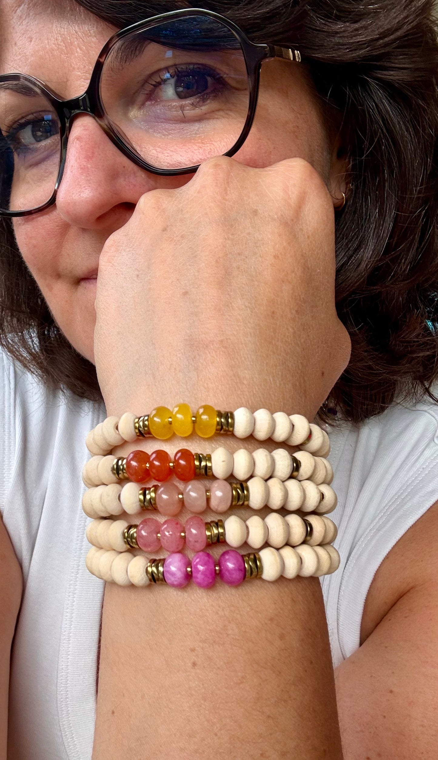 ORSO CHIC - Bracelets qui accompagnent vos longues soirées d'été