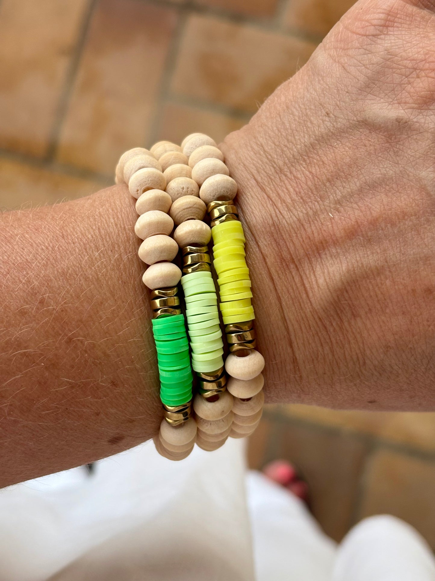 ORSO BEACH - Bracelets colorés seconde peau