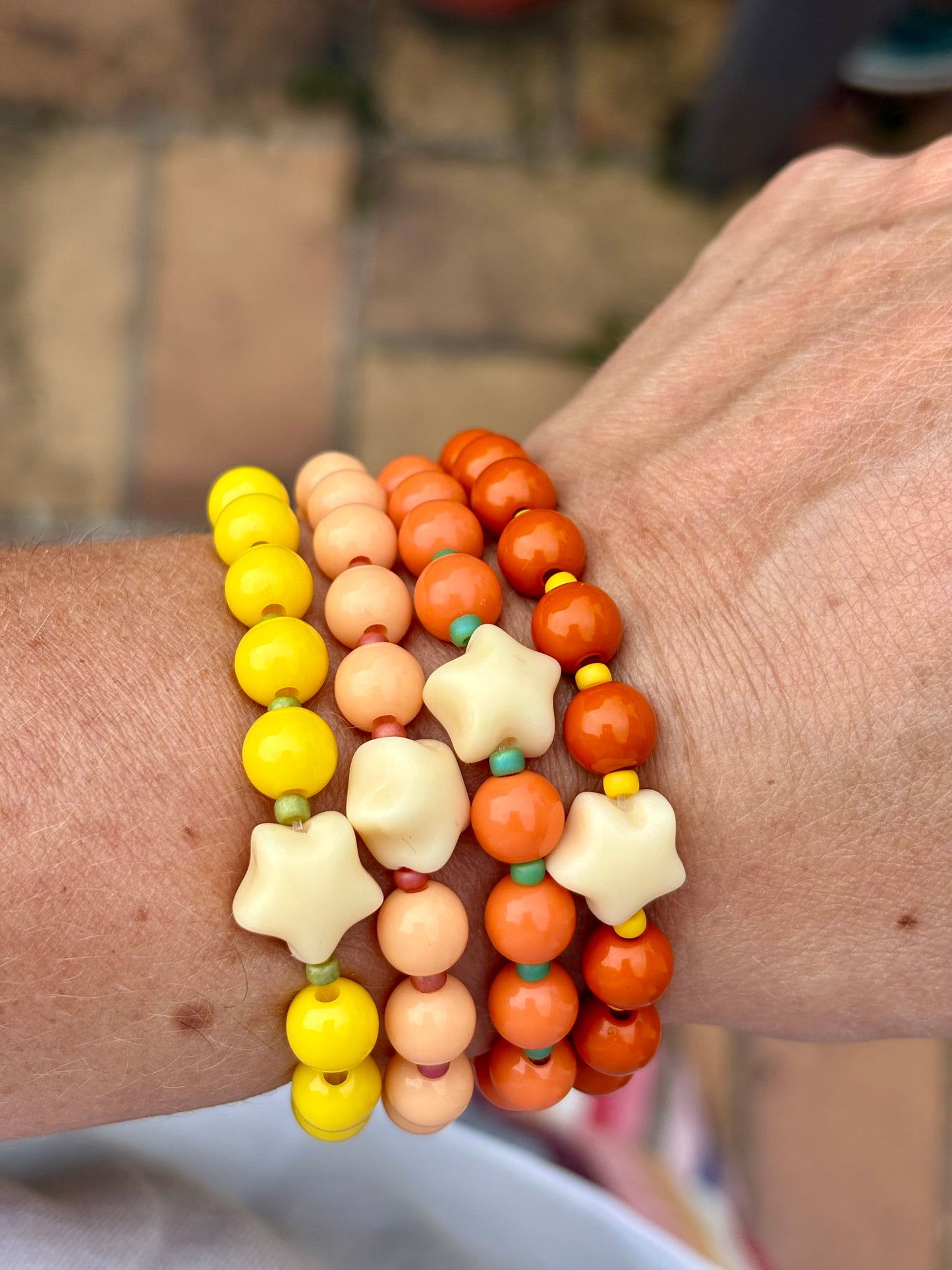 BUBBLY STAR BRILLANT - Bracelet de perles colorées qui met de bonne humeur