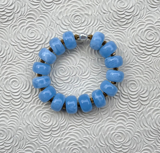 AZULEJO - Bracelet bleu des maison portugaises